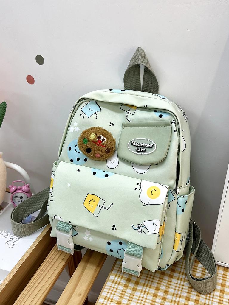 Children's Bag Cartoon Cute Girls Backpack Going Out Ultra-light Baby Backpack Kindergarten Class Boys Schoolbag