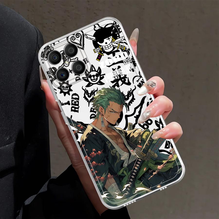 

Чехол для Honor X8b X9b 90 Lite X7b X9a X8 X8a Мягкая накладка на телефон One Piece Луффи Зоро Honor 90