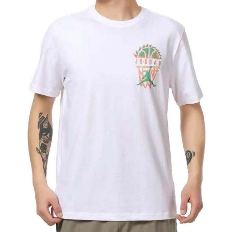 Jordan Set-in Sleeve T-Shirt Men's White CZ8060-100