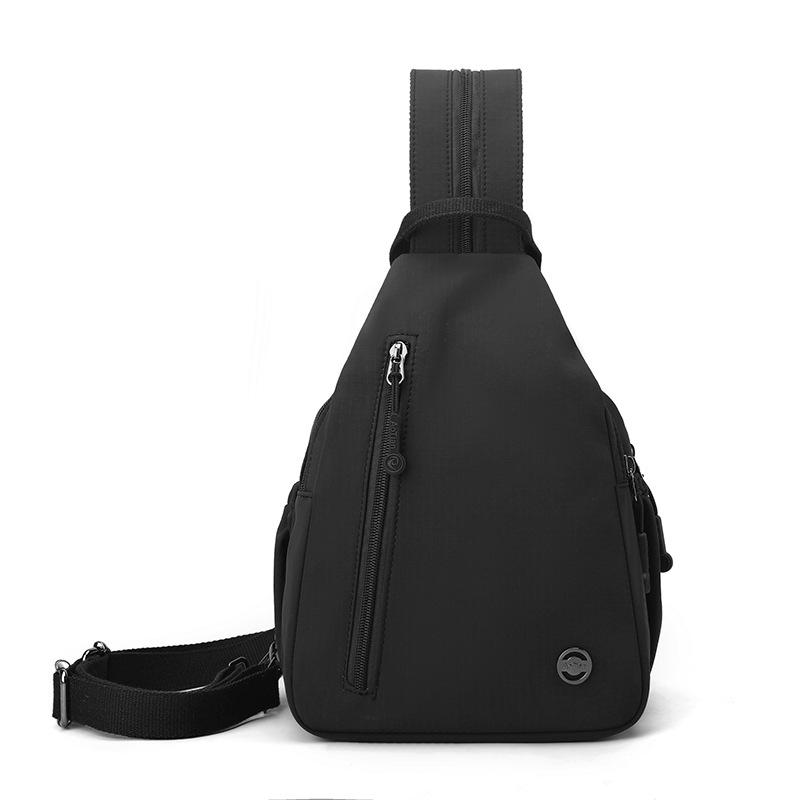 

Женский многофункциональный рюкзак, многосекционная нагрудная сумка, сумка через плечо чёрный