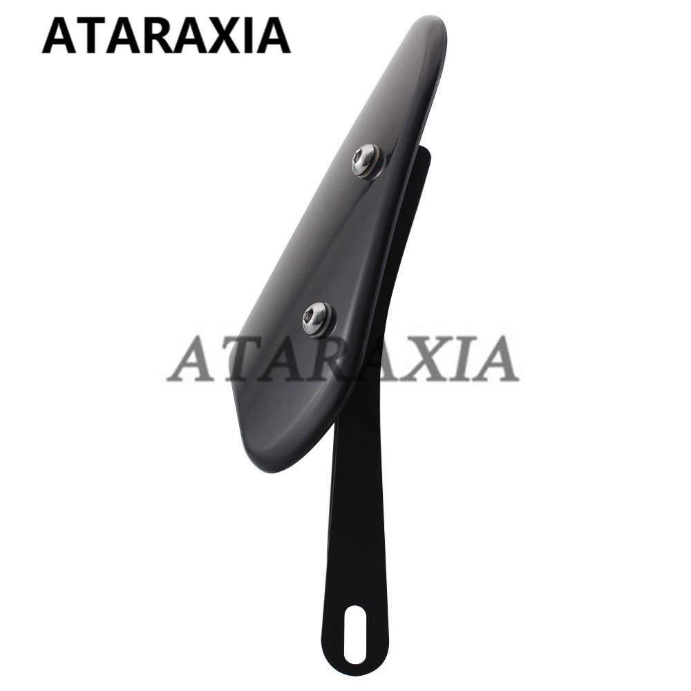 Motorcycle Windshield Wind Deflector Windscreen Universal 6.5"-9.45" Headlight Fairing for Harley Honda Yamaha Kawasaki