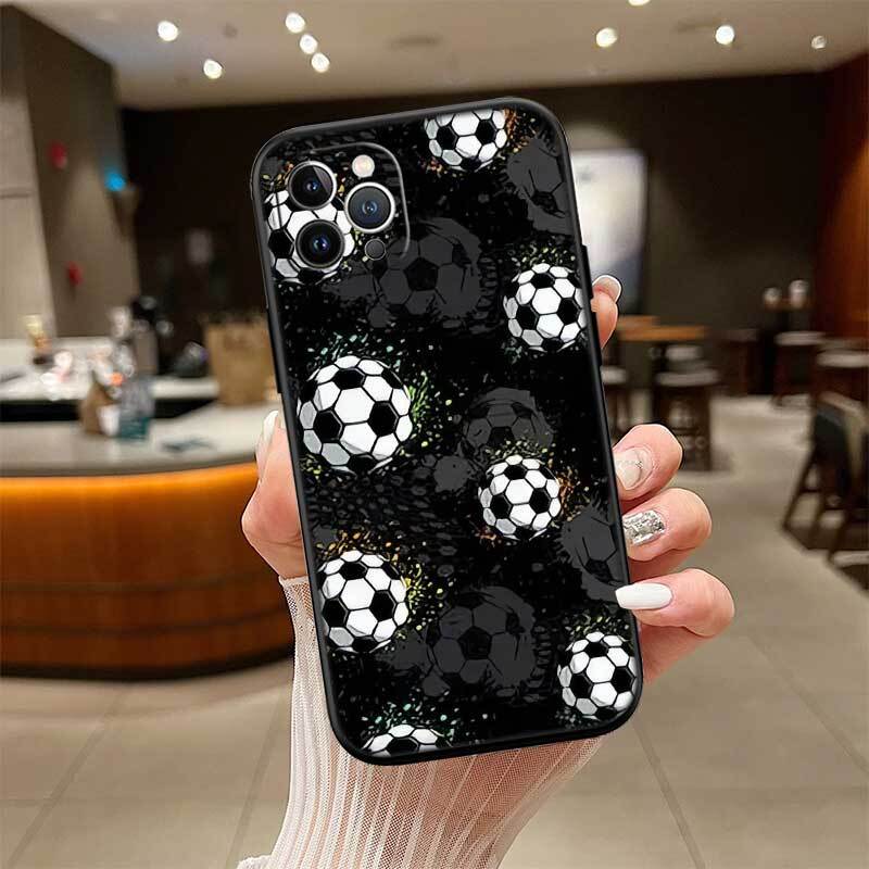 Football Soccer Phone Case for Redmi Note 12 12S 12C 13 13C 13R 14 14S 14R 14C 11A 13X A3 A3X A4 A5 Pro Max Plus
