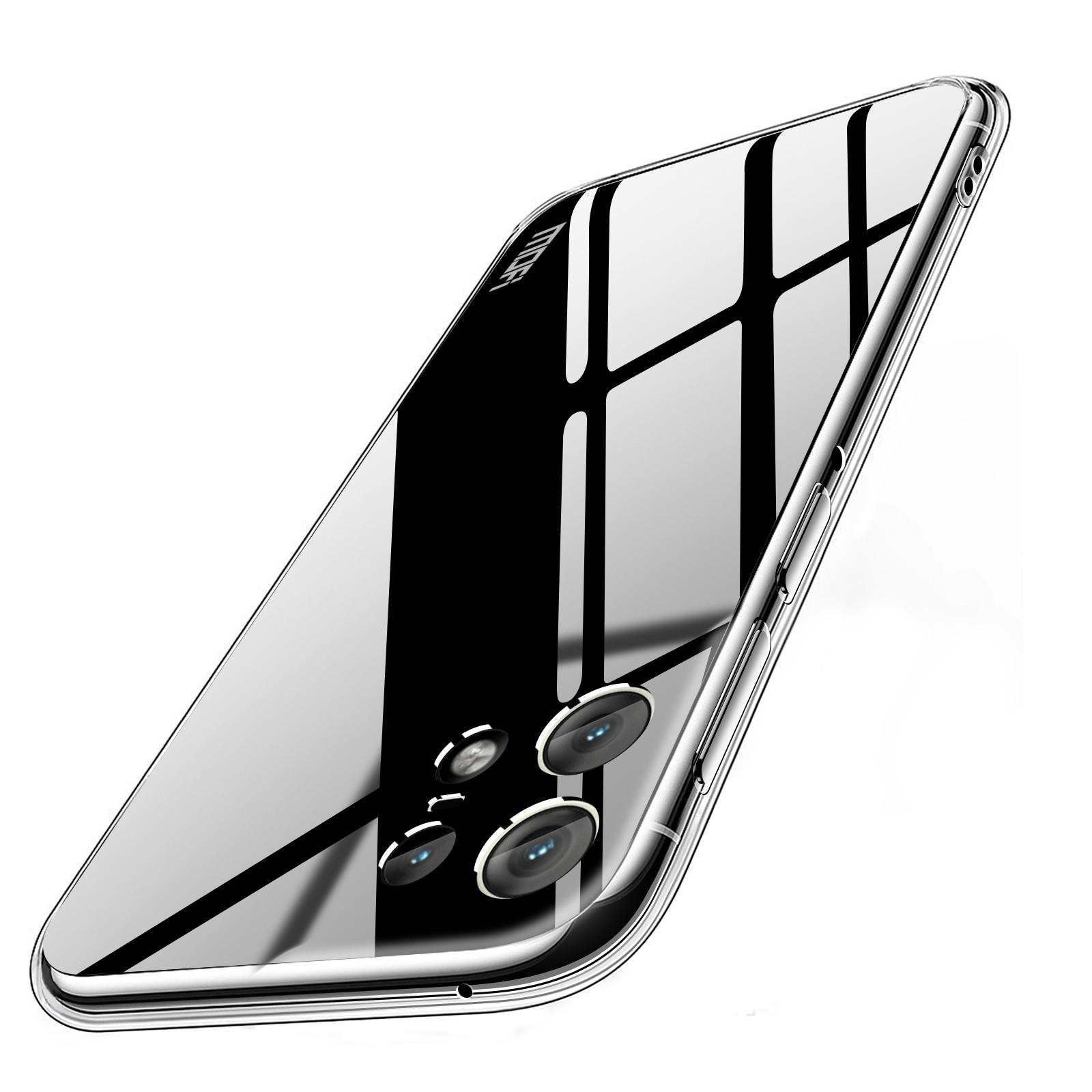 

MOFI For Motorola Edge 50 Pro 5G Case Slim Transparent TPU Phone Cover A