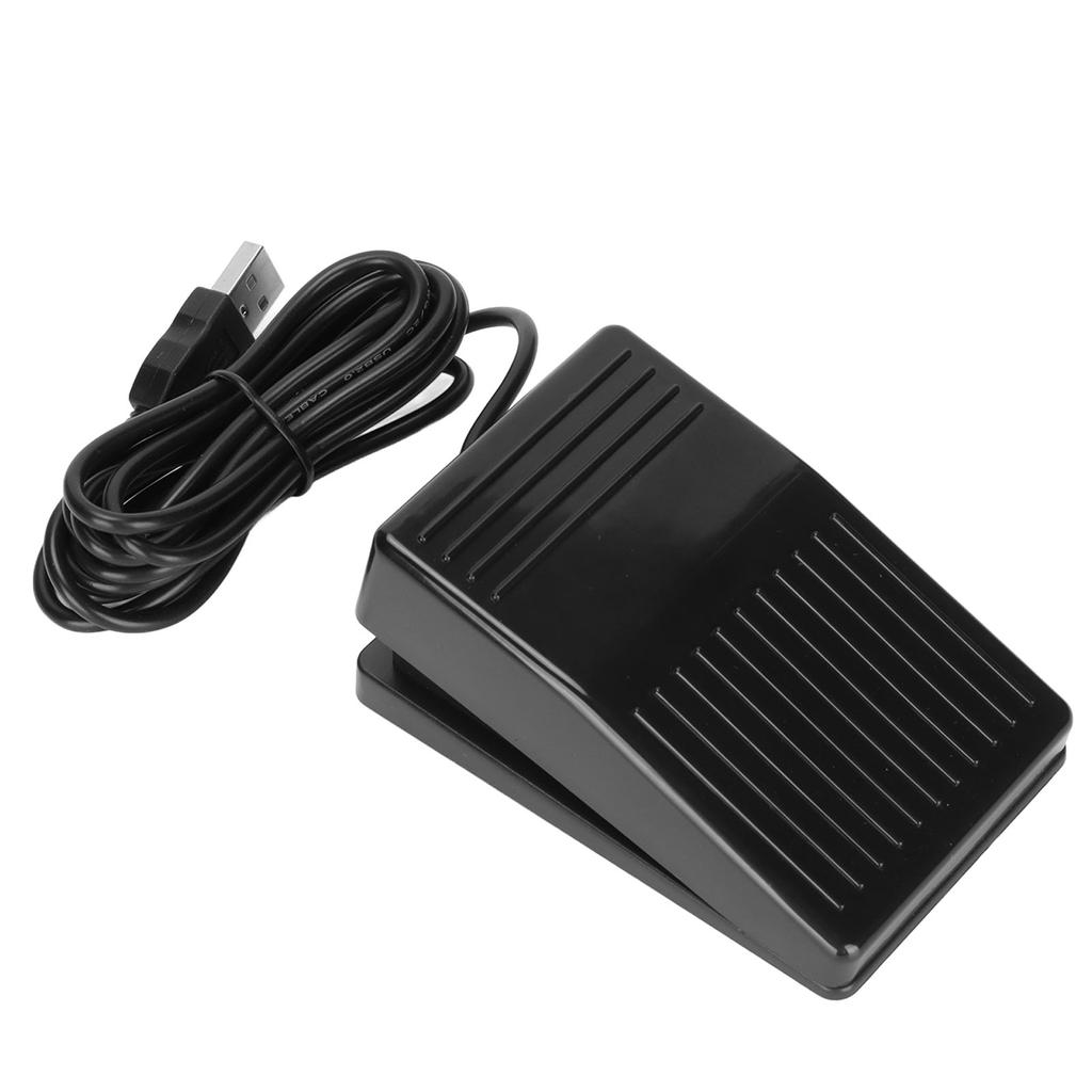 USB Foot Switch Pedal Photoelectric Switch Multifunctional Single Foot Switch Pedal with 2 Meters Cable for Computer