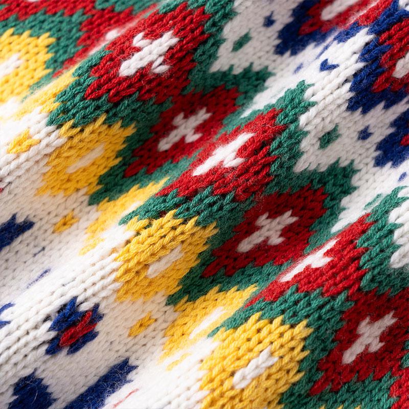 Polo Ralph Lauren FW22 Logo All Over Print Loose Fit Mock Neck Sweater Women Sweater Multicolor WMPOSWENC020545-100