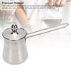 450ml 15.2oz Greek Coffee Pot Heat Resistant Handle Milk Warmer Pot  For Chocolate Melting