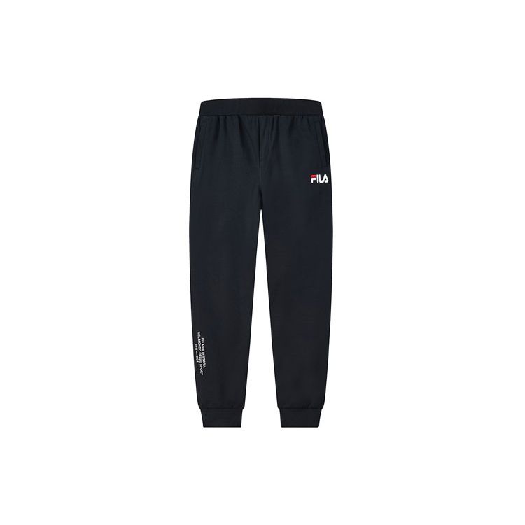

FILA Lightweight Breathable Knitted Straight-Leg Sports Pants Women bottoms Legendary-Blue F11W138602FNV S