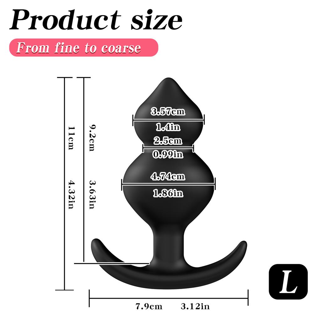 Tovární prodej Nositelné anální kolíky s ocelovými análními kuličkami Vaginální kuličky Anální stimulace Vytahovací kulička Dildo Buttplug Pro dospělé 18 Sexuální hračka