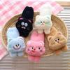 Cartoon Plush Cat Brooch - Funny Expression Kitten Accessories for Bags, Shoes & Hats