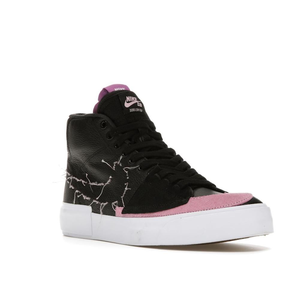 Nike Zoom Blazer Mid Edge SB Black Pink Rise Unisex Sneakers White Purple-Nebula DA2189-002