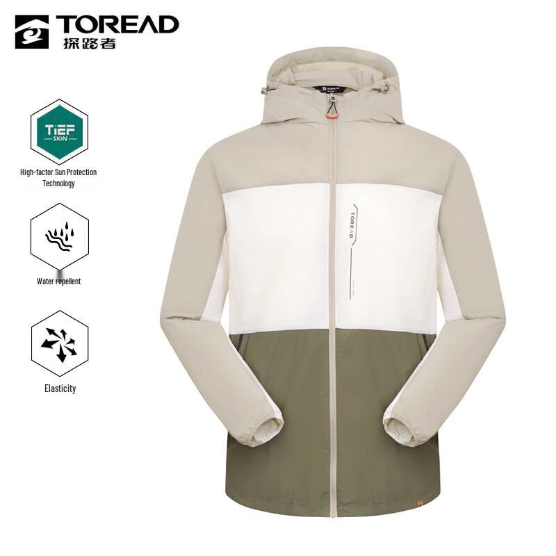 Toread Men s Hooded Windproof Sun Protection Jacket M
