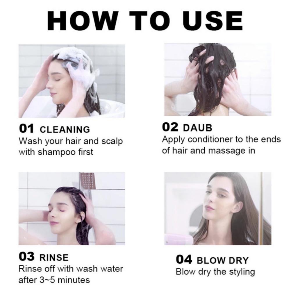 Batana Öl Shampoo Conditioner Haarpflege Set Befeuchten Glanz Weiches Haar