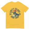 Jaws Amity Island Surf Board Tshirt