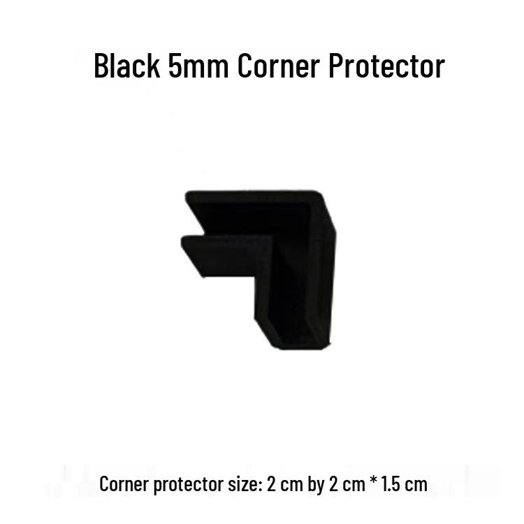 Fish Tank 90° Corner Protector: Anti-Collision High Shoulder Clip for Glass Grooves