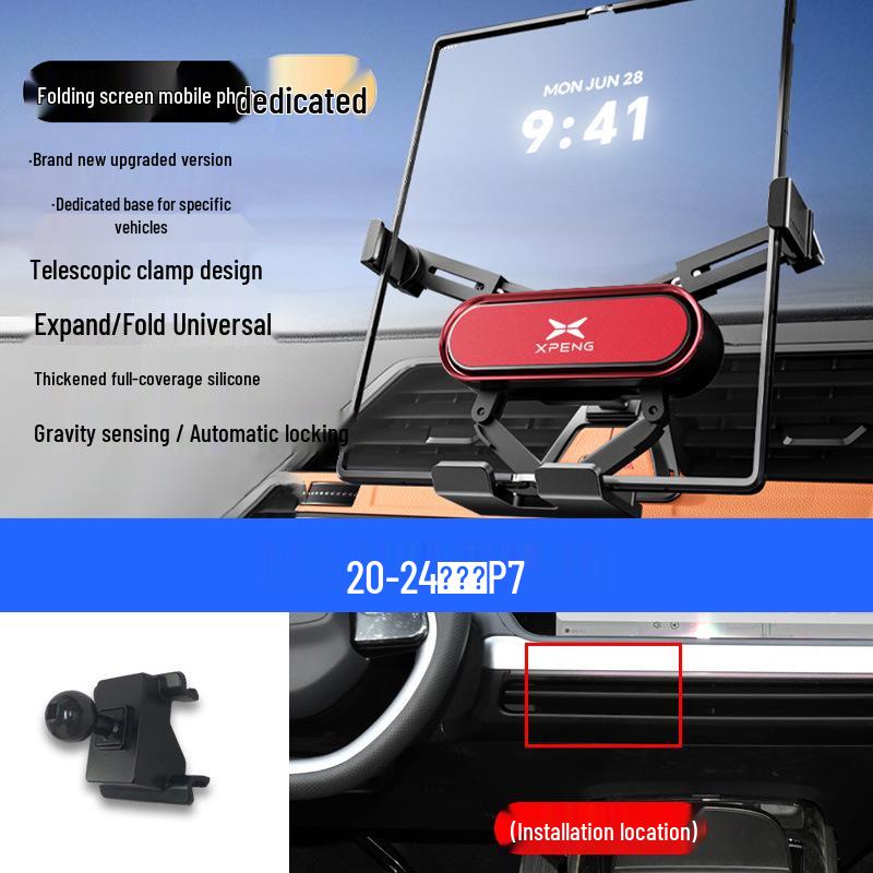 Foldable Air Vent Phone Holder for XPeng G3/P7/P5/G6 Navigation