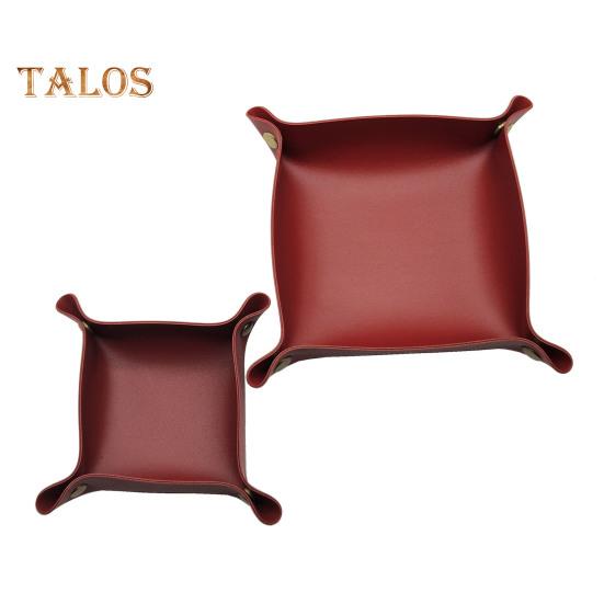 Multifunctional Storage Tray Foldable Design Solid Color Coaster Coffee Cups Mat Decorative Jewelry Storage Organizer