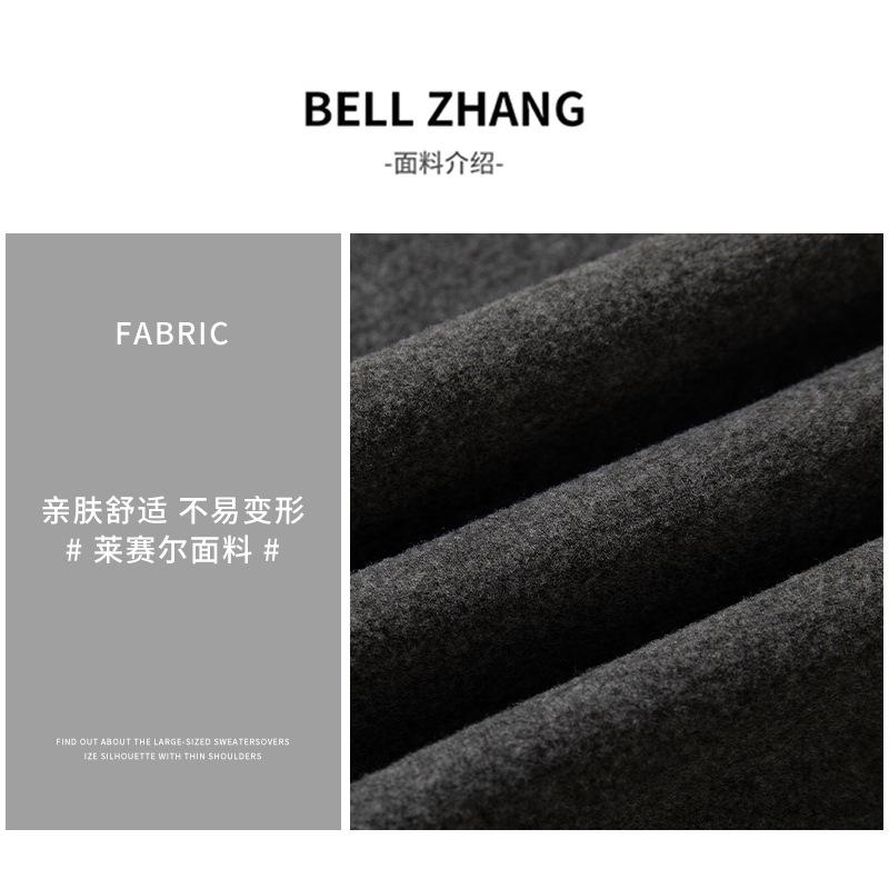55 Lyocell semi-turtleneck women's season new warm and slim T-shirt