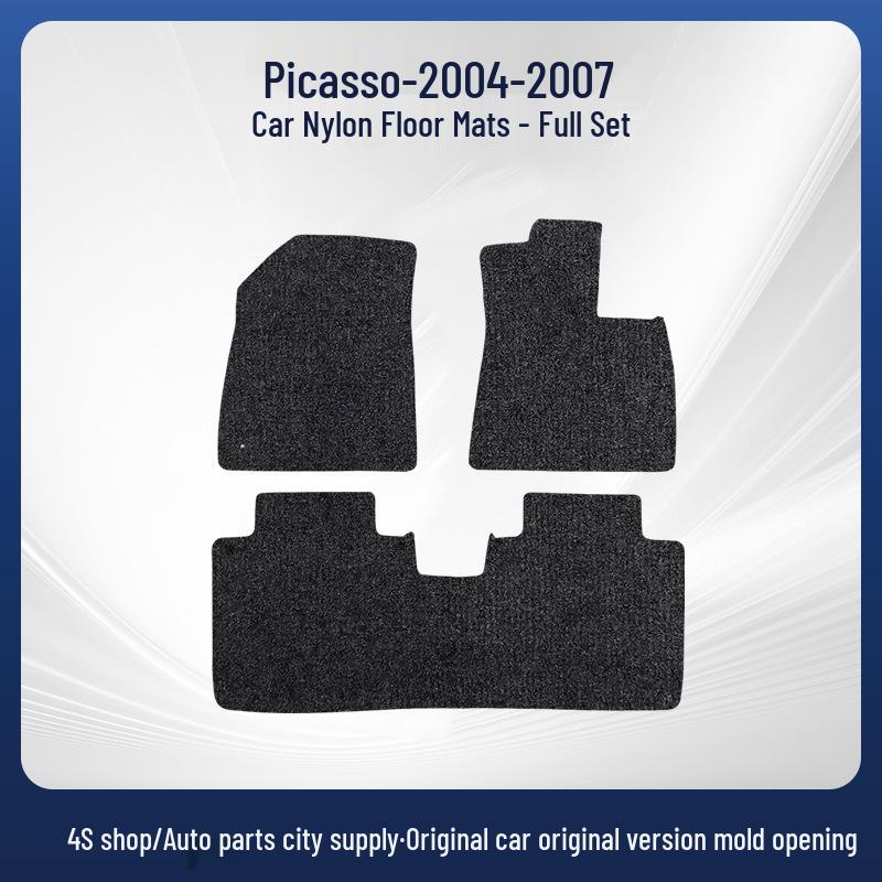 Anti-Wrinkle Nylon Car Floor Mats for 2004-2007 Dongfeng Citroen Picasso