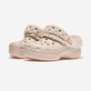 Crocs Classic Platform Fleece Lined Gem Clog [CRS214360-COCOA CREAM]