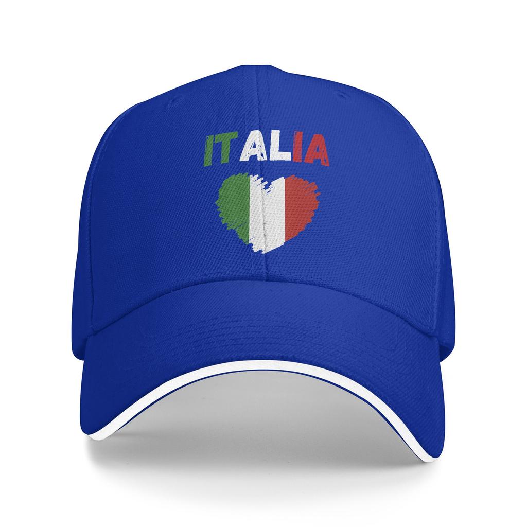 Unisex Italien Italienische Flagge Italia Outdoor Hut Trucker Cap Neue Baseballkappe Golfhüte