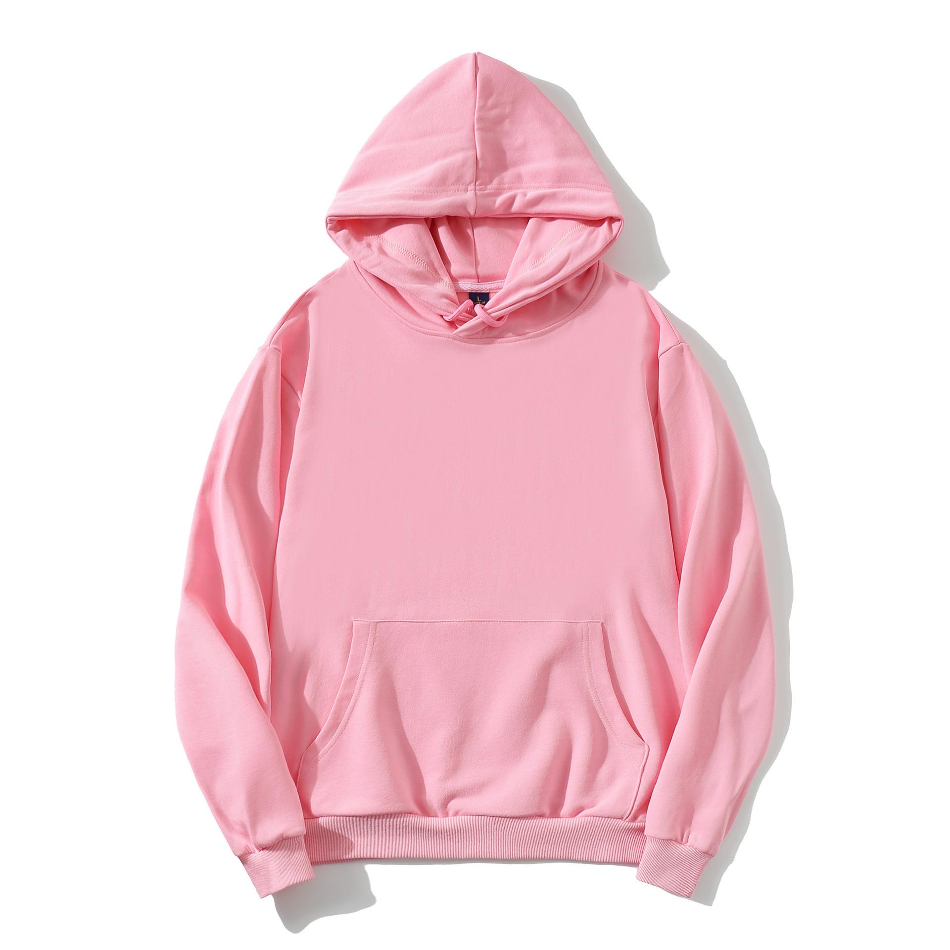 Однотонный пуловер с капюшоном — фото 10