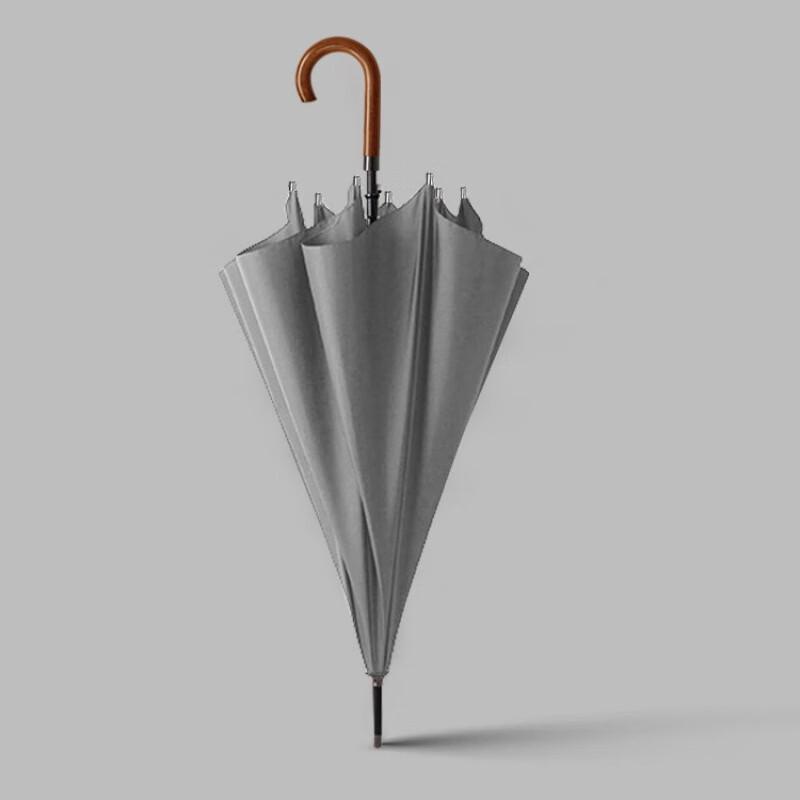 TianXiuMei Retro Solid Wood Handle Golf Umbrella