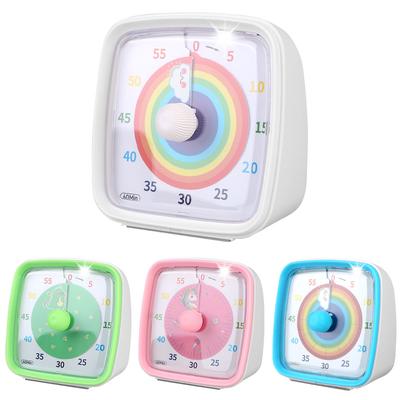 Visual Timer Countdown Timer Time Management Tool 60 Minutes Alarm Clock Night Light Kids Children Reminder Ultra Silent