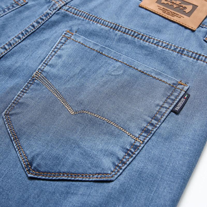 JOW Men's Tencel Blend Cooling Straight Fit Jeans