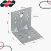 Carpenter's Angle Steel Construction Connector Reinforced 50 X 50 X 50 MM