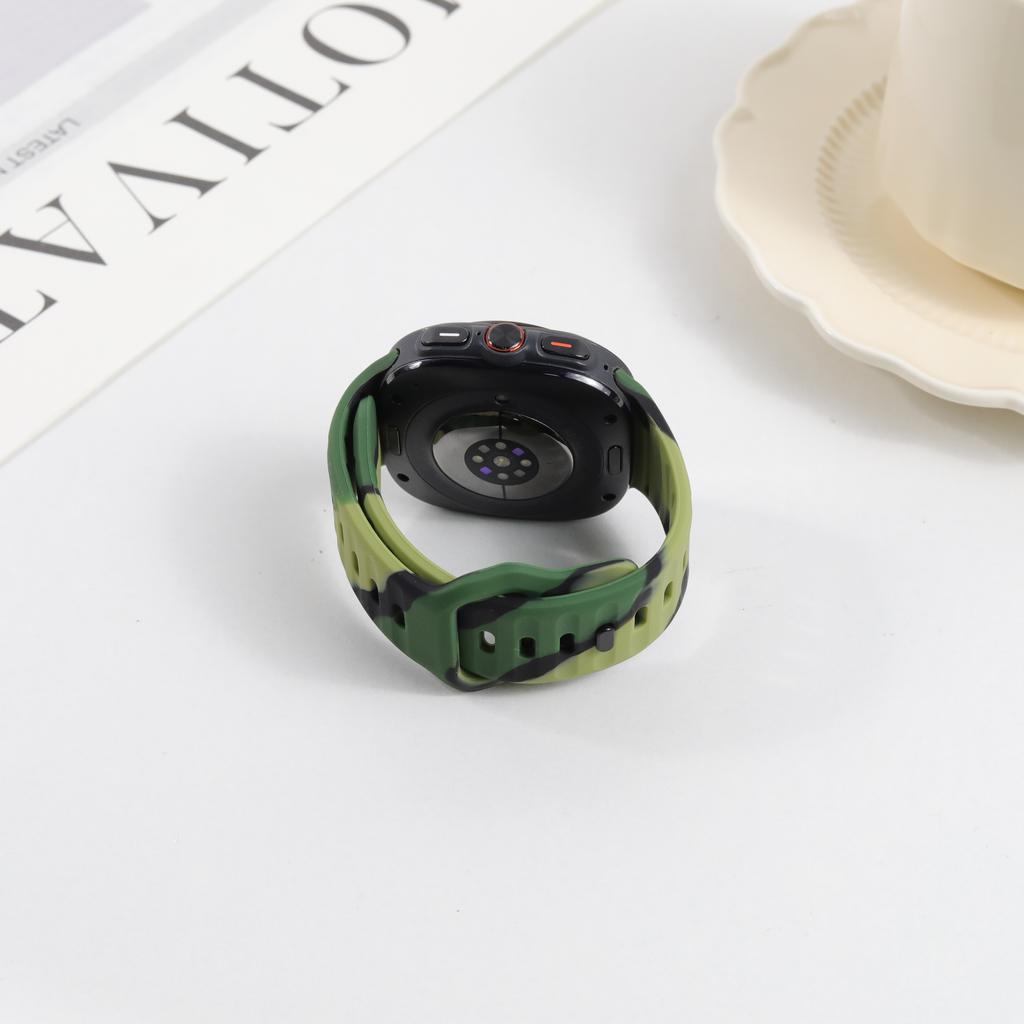 For Samsung Galaxy Watch Ultra Strap 47mm Accessories wristband belt Sport Silicone correa Bracelet Galaxy Watch 7 8 ultra band
