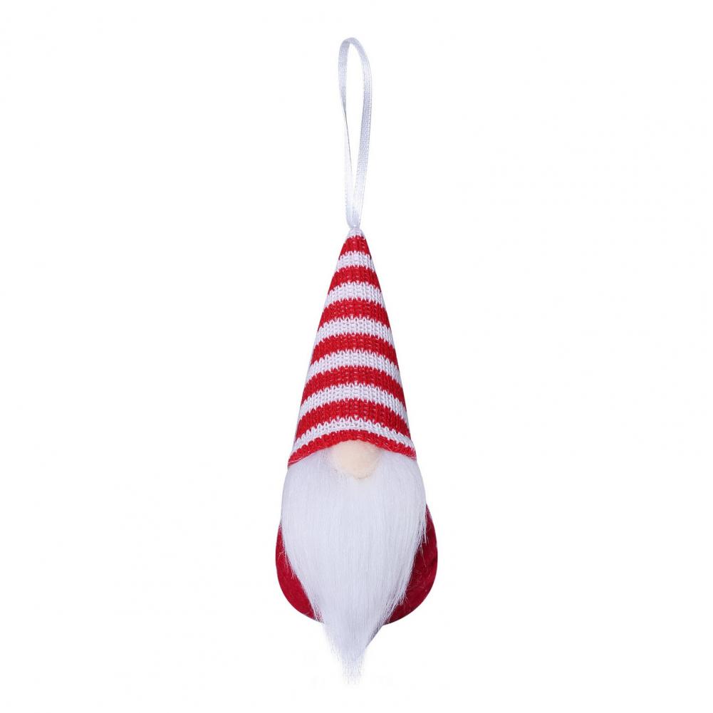 Faceless Gnome Doll Hanging Christmas Dwarf Ornament Festive Christmas Gnome Ornaments Plush Faceless Dolls Cheerful Holiday