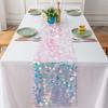1PC Glitter Sequin Tablecloth Wedding Table Decoration for Birthday Party Supplies.