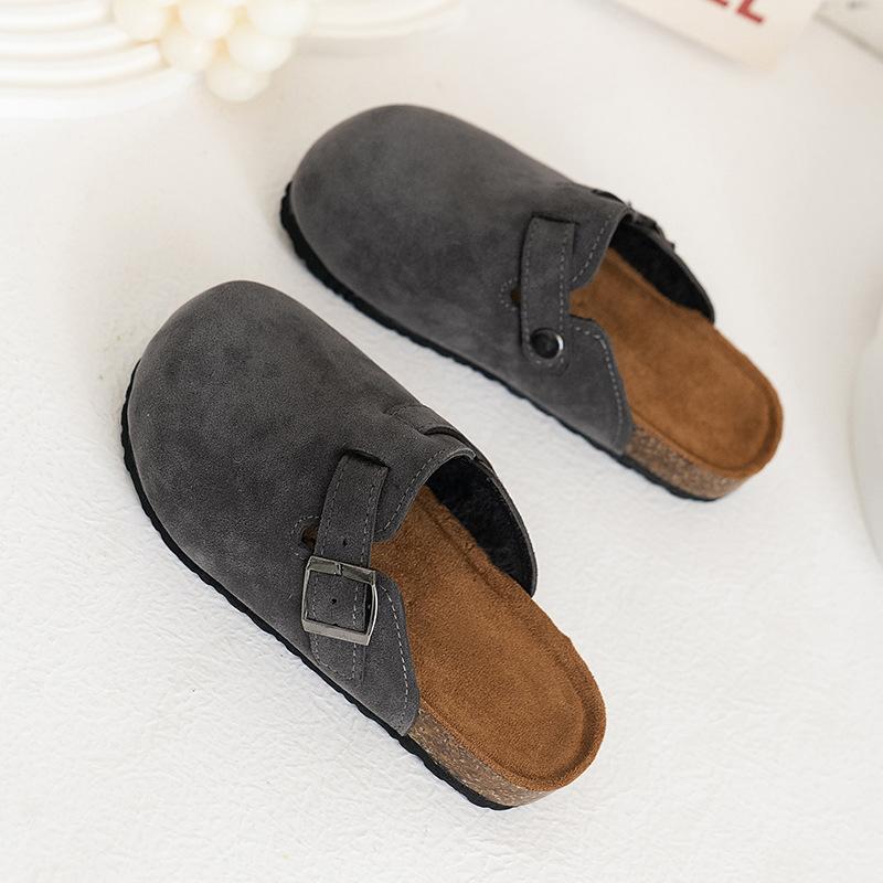 Kinderschuhe Frühling und Herbst Jungenschuhe Retro Mädchen Freizeitschuhe Kinder Zehengeschlossene Hausschuhe