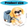 Dog Shape Pencil Cup Decorative Resin Pen Container Desktop Pen Organizers Makeup Brush Stand Office Desk Decoration