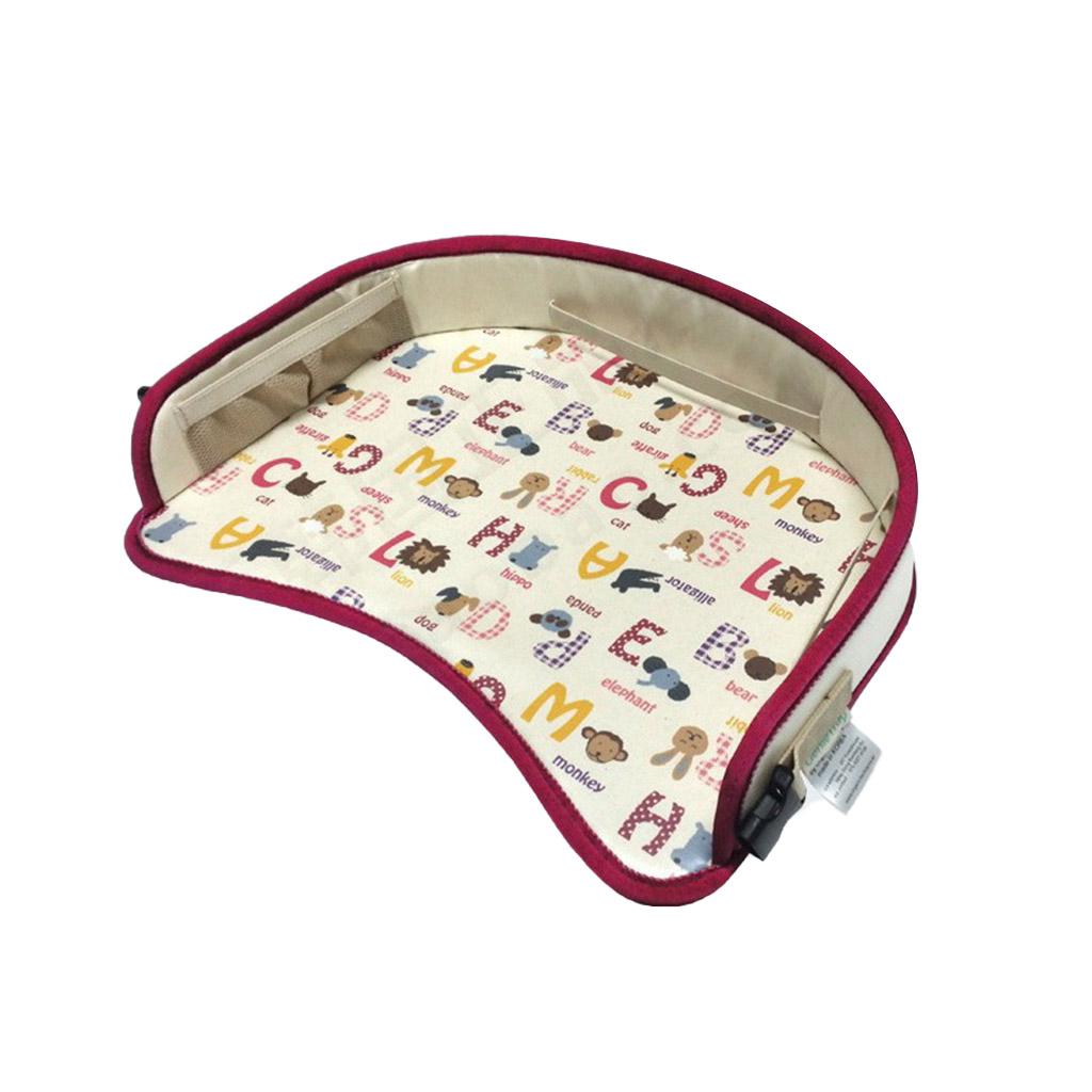 Kids Travel Tray Toddler Car Seat Lap Table Art Supplies Multifunctional For Baby Children Drawing Writing