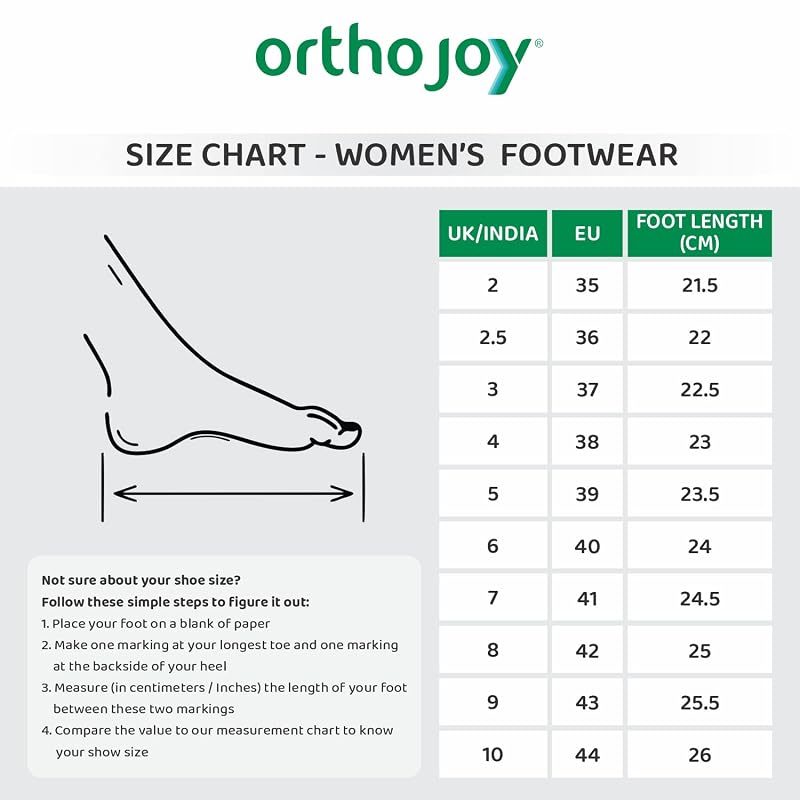 Ortho Joy Fancy Doctor Slippers | Stylish Chappal For Women | Comfortable Flat Sandals For Women