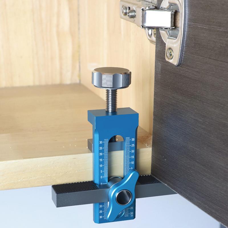 Cabinet Door Positioning Template Adjustable Length Cabinet Hardware Jig Wardrobe Mounting Clamp For Restaurant Home Drawer