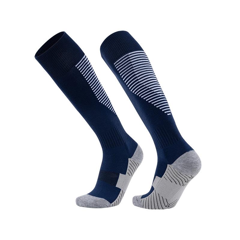 Thickened Long Towel Bottom Socks Men'S And Women'S Non-Slip Football Socks Children'S Knee Socks Adult Football Sports Stockings