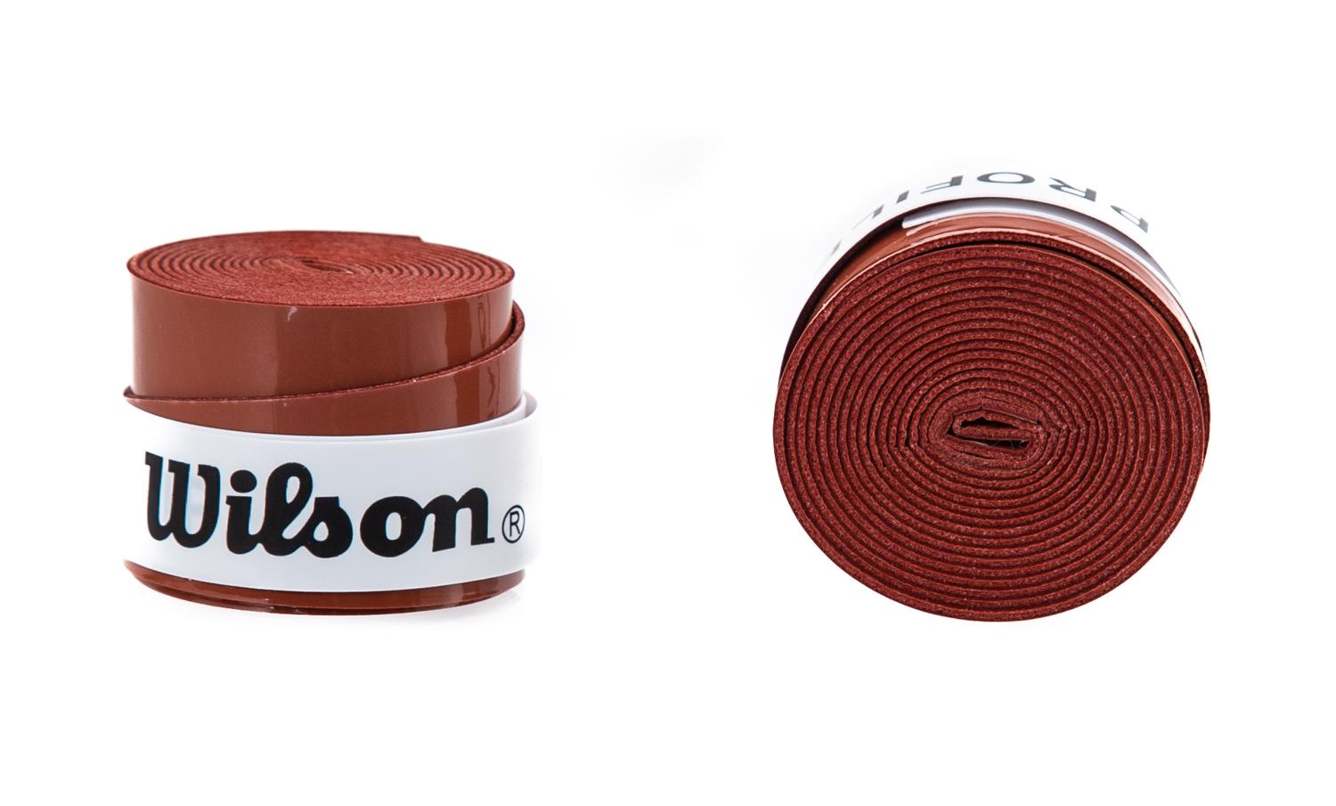Wilson Overgrip - Bruine, Kleverige Tennishandgreep voor Betere Grip