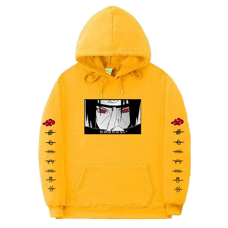Podzim Zima Naruto Itachi Uchiha Pulovr s potiskem Unisex Mikina Pulovr s dlouhým rukávem