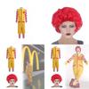 McDonald's Onkel Cosplay Kostüm Mit Jugendlichem Streetwear-Stil Für Rollenspiele Und Events