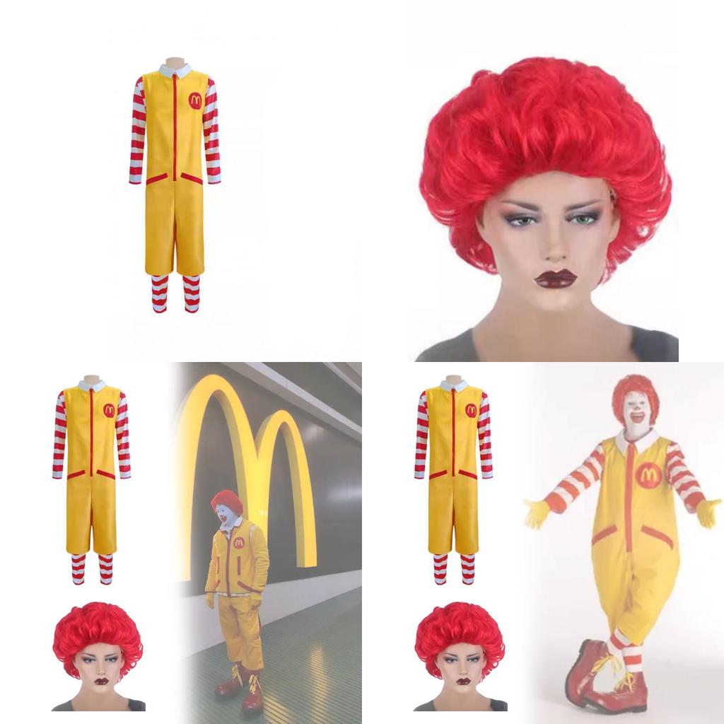 McDonald's Onkel Cosplay Kostüm Mit Jugendlichem Streetwear-Stil Für Rollenspiele Und Events