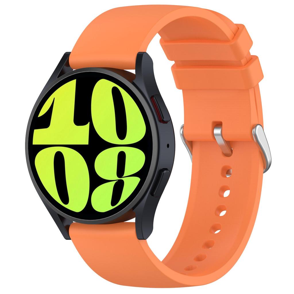 Extra Large Silicone Strap for Samsung Galaxy Watch 6 - 20/22mm Flat Head