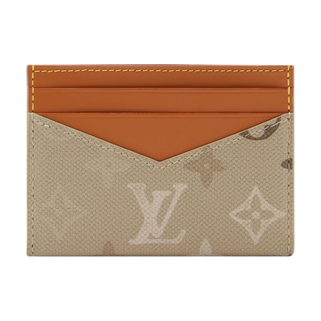 Louis Vuitton Monogram Surplus Coated Canvas Card Holder Men Accessories Beige M29266