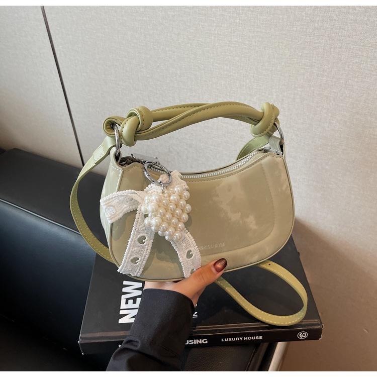 Premium Tasche Damen Sommer neue Mode Umhängetasche lässige Ein-Schulter Achselhöhle Knödeltasche