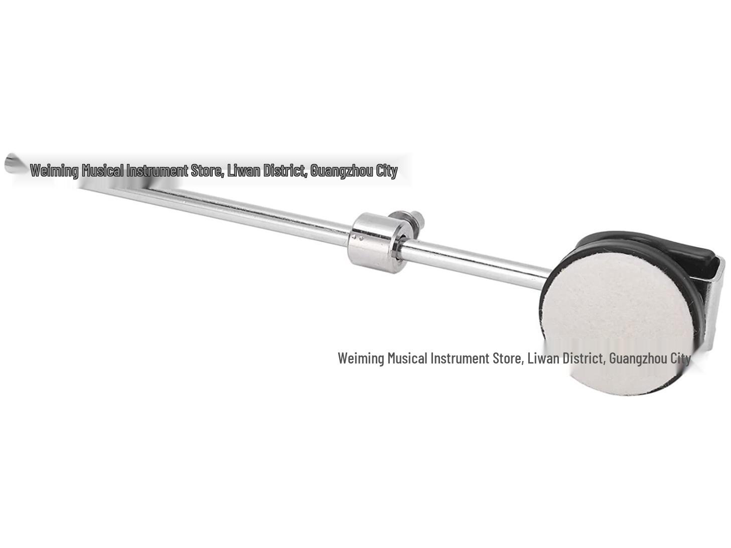 Universal Jazz Drum Pedal Set with Hammer and Felt Heads Adjustable Single-Sided Pedal Hammer