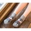 Niedliche Hunde-Cartoon-Socken für Damen Atmungsaktive Bootssocken