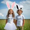 Easter Rabbits Ear Hair Hoop Costume Accessories Rabbit Headwear Makeup Decorations Cute Plush Rabbit Hairband Headband