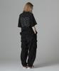 AVIREX WEB LIMITED Belle LINE LACE CARGO PANTS Women's M 010 Black 783-5110605