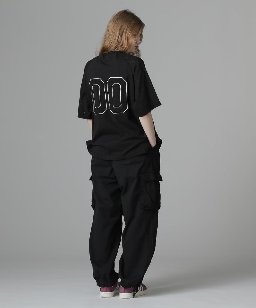 AVIREX WEB LIMITED Belle LINE LACE CARGO PANTS Women's M 010 Black 783-5110605